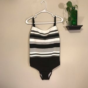 High coverage one piece bathing suit